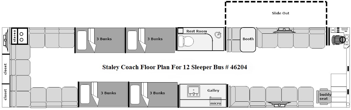 floor plan for bus 46225