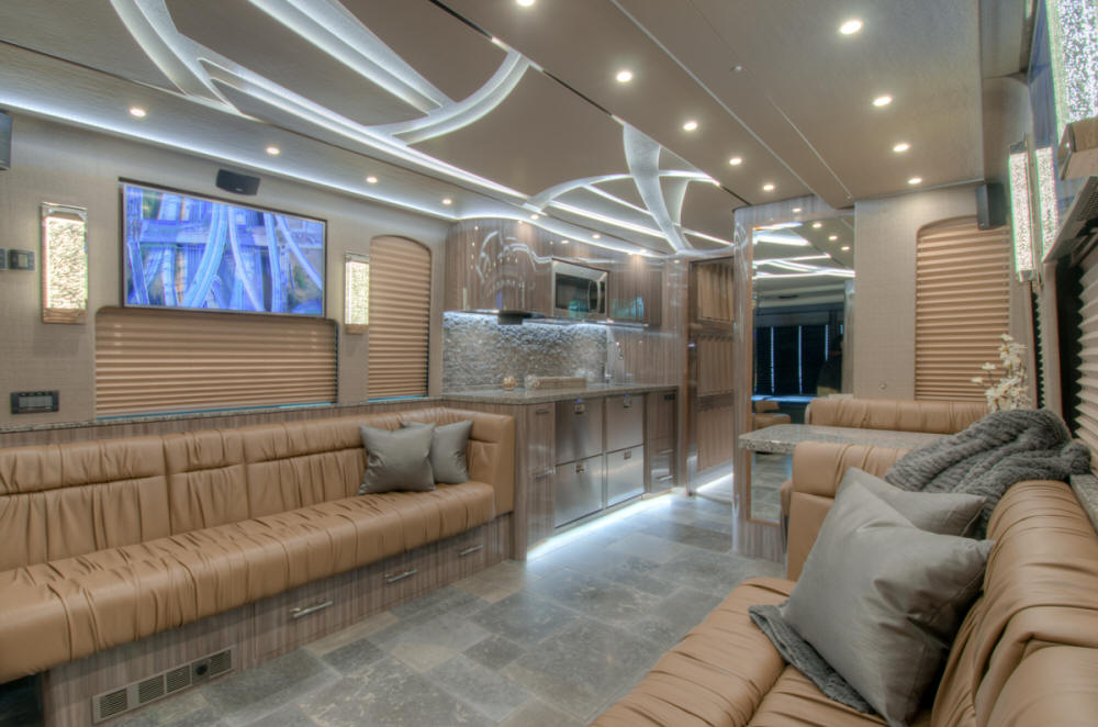 2018 X3-45 Prevost Entertainer Bus  # 46225 For Sale at Staley Bus Sales , Nashville, Tennessee.