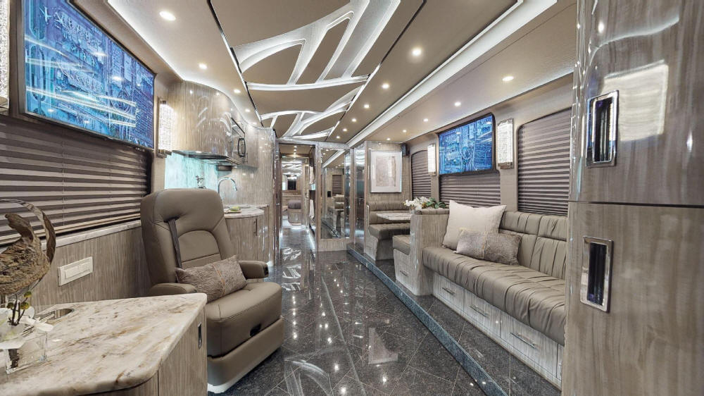 2020 X3-45 Prevost Dual Slide Star Coach / Motorhome # 46421 For Sale at Staley Coach, Nashville, Tennessee.