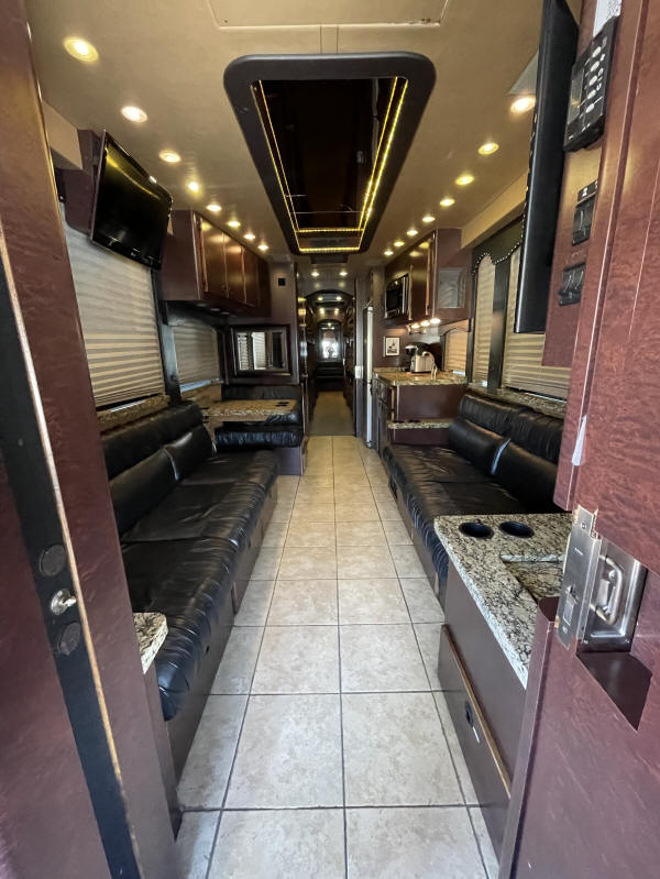 2008 Prevost XLII Entertainer Bus # 49526 For Sale at Staley Bus Sales, Nashville, Tennessee.