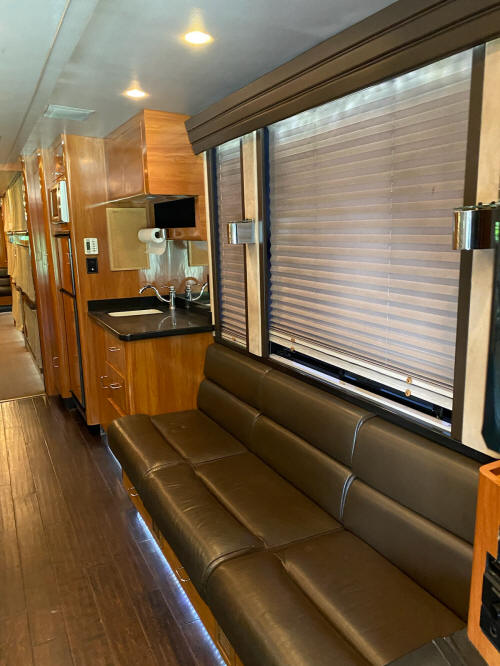 2000 Prevost XLII Entertainer Bus # 49534 For Sale at Staley Bus Sales in Nashville, Tennessee.