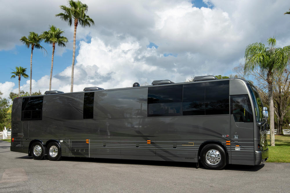 2023 X3 Prevost Front Slide Star Coach / Motorhome # 46805 For Sale at Staley Bus Sales / Staley Coach in Nashville, Tennessee.