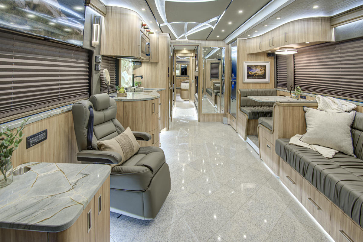 2023 X3-45 Prevost Star Bus / Motorhome For Sale at Staley Bus Sales / Staley Coach in Nashville, Tennessee.