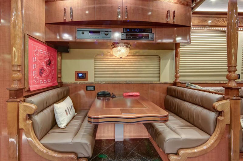 willie nelson's personal prevost star bus for sale at staley bus sales / staley coach, nashville, tennessee.